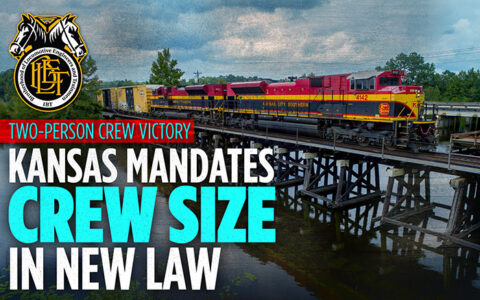 Kansas becomes 10th state with two-person crew law - Brotherhood of ...